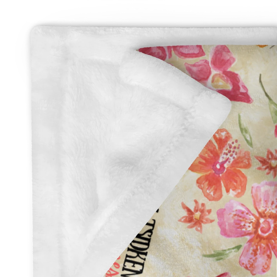 Beige Floral Names Of God Blanket product image (13)