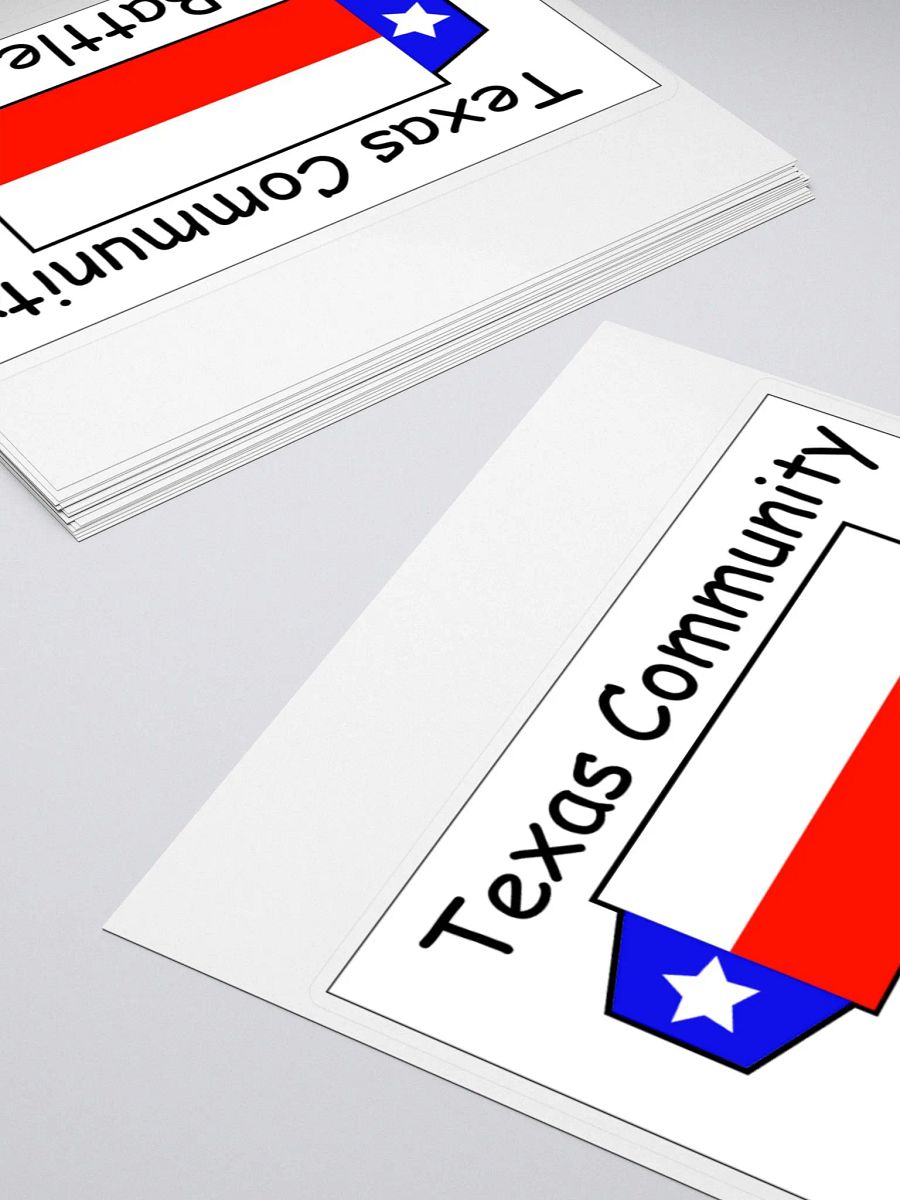 Texas Community Battle Banner Stickers product image (4)