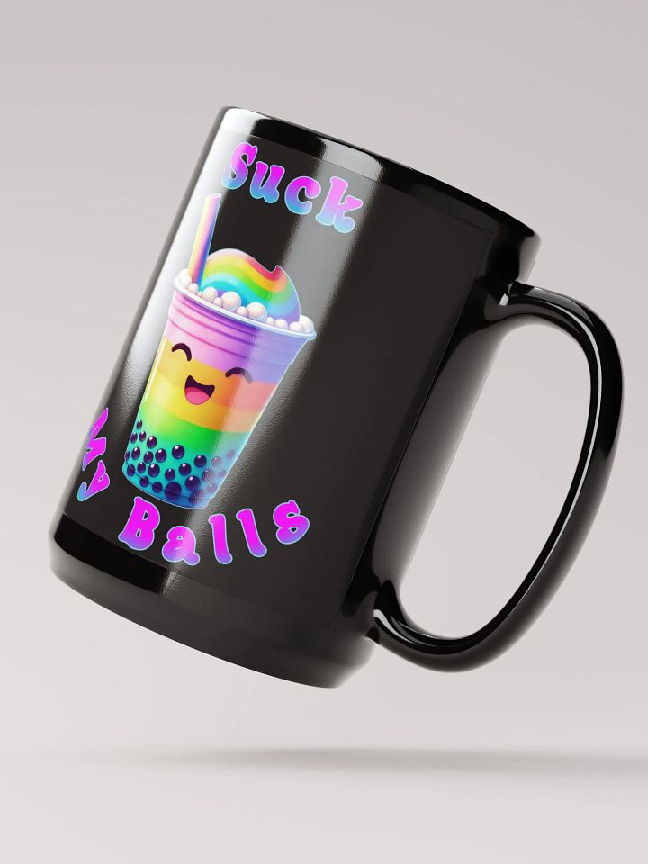 Rainbow Boba Delight 15 oz Coffee Cup product image (2)
