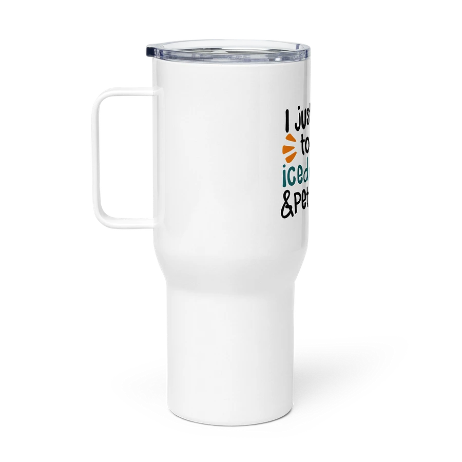 Iced Coffee & Dog - Travel Mug With a Handle product image (3)