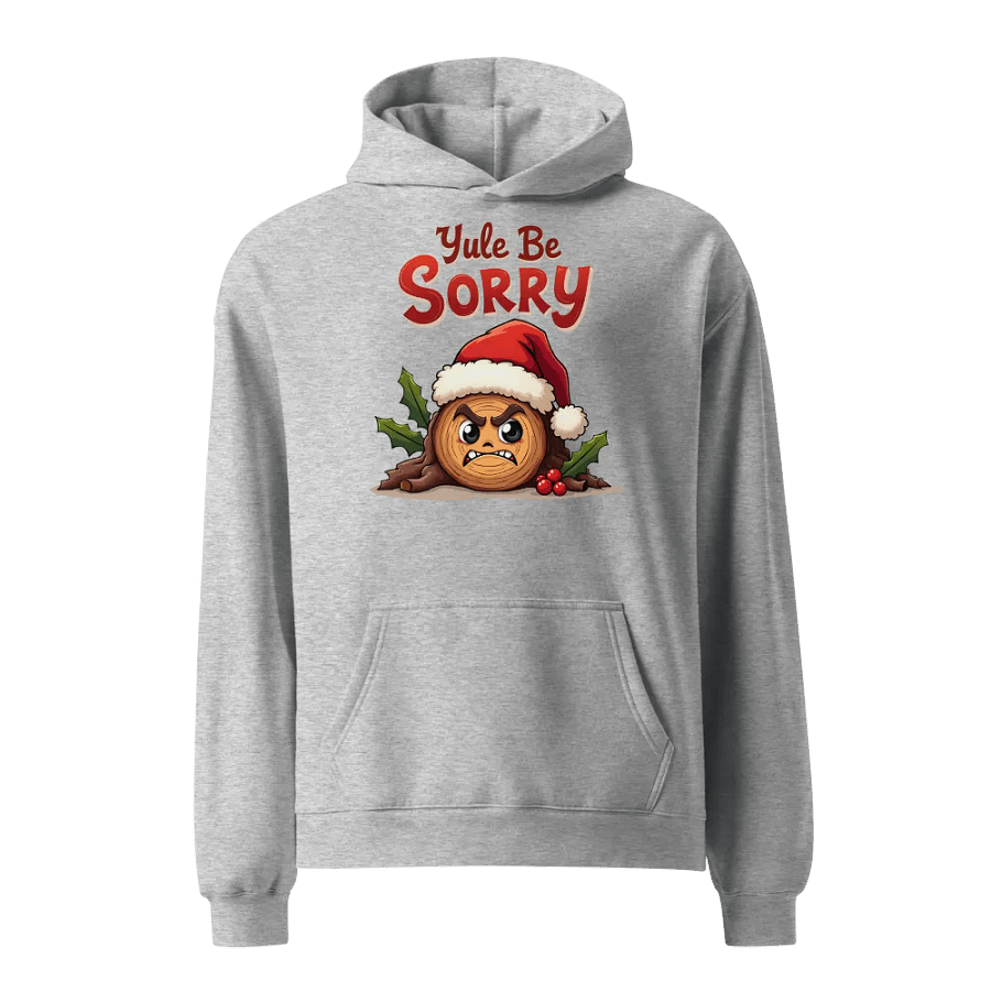 Yule Be Sorry Santa Log Oversized Hoodie product image (4)