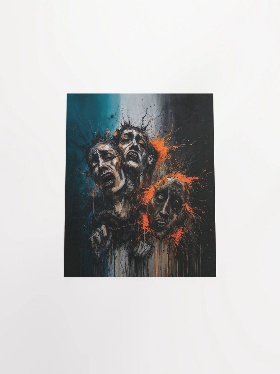 Distressed Faces Matte Poster product image (22)