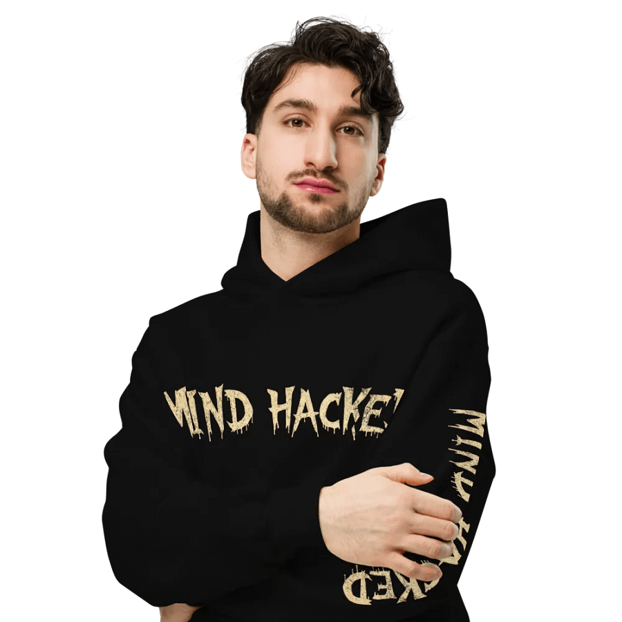 Mind Hacked - Signature Premium Hoodie with Sleeve and Back Print product image (6)