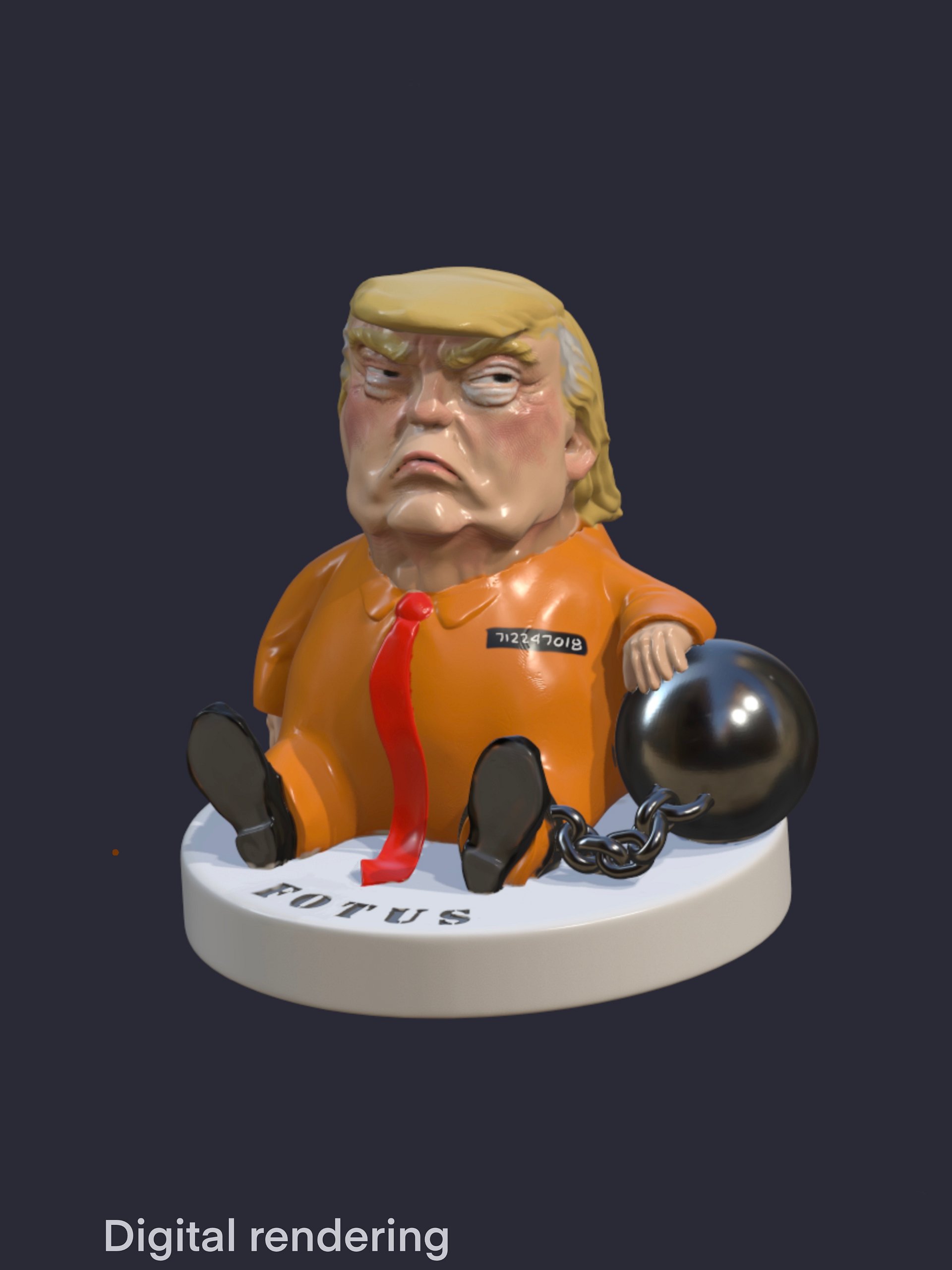 “FOTUS: The Felon Of The United States” – Resin Sculpture product image (1)