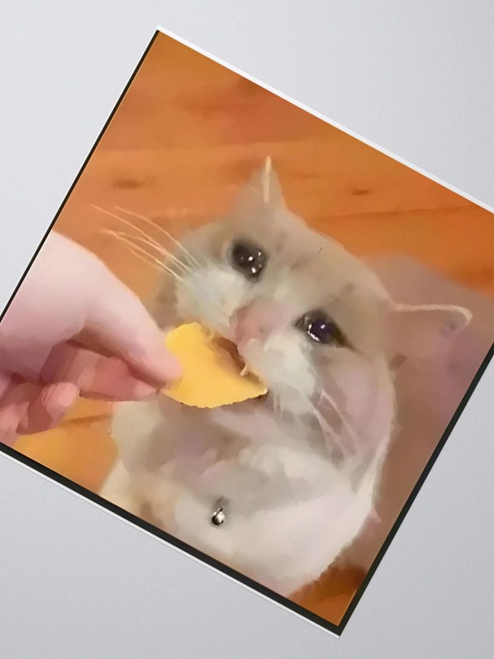 Kiss Cut Stickers: Meme Cats bite product image (2)