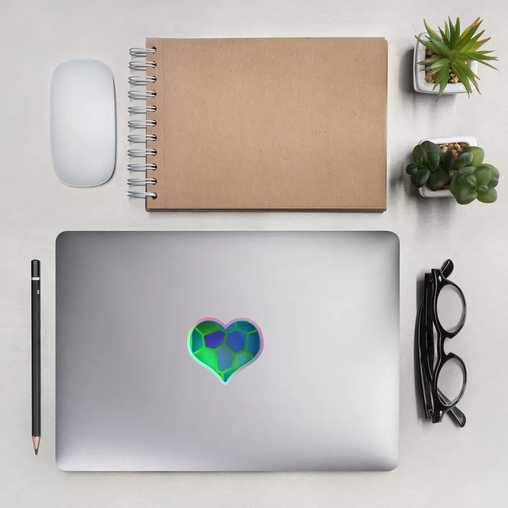 DiesmaHeart Mint Kiss-Cut Holo Sticker product image (11)