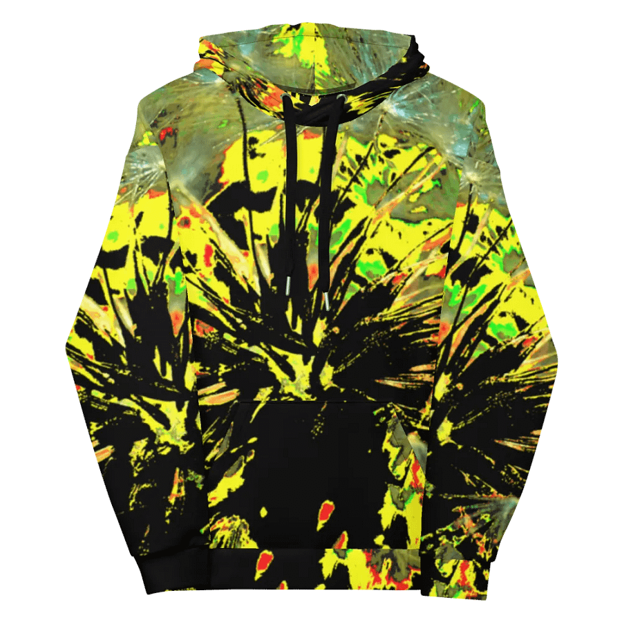 Bright Abstract Dandelion Unisex Pull Over Hoodie product image (12)