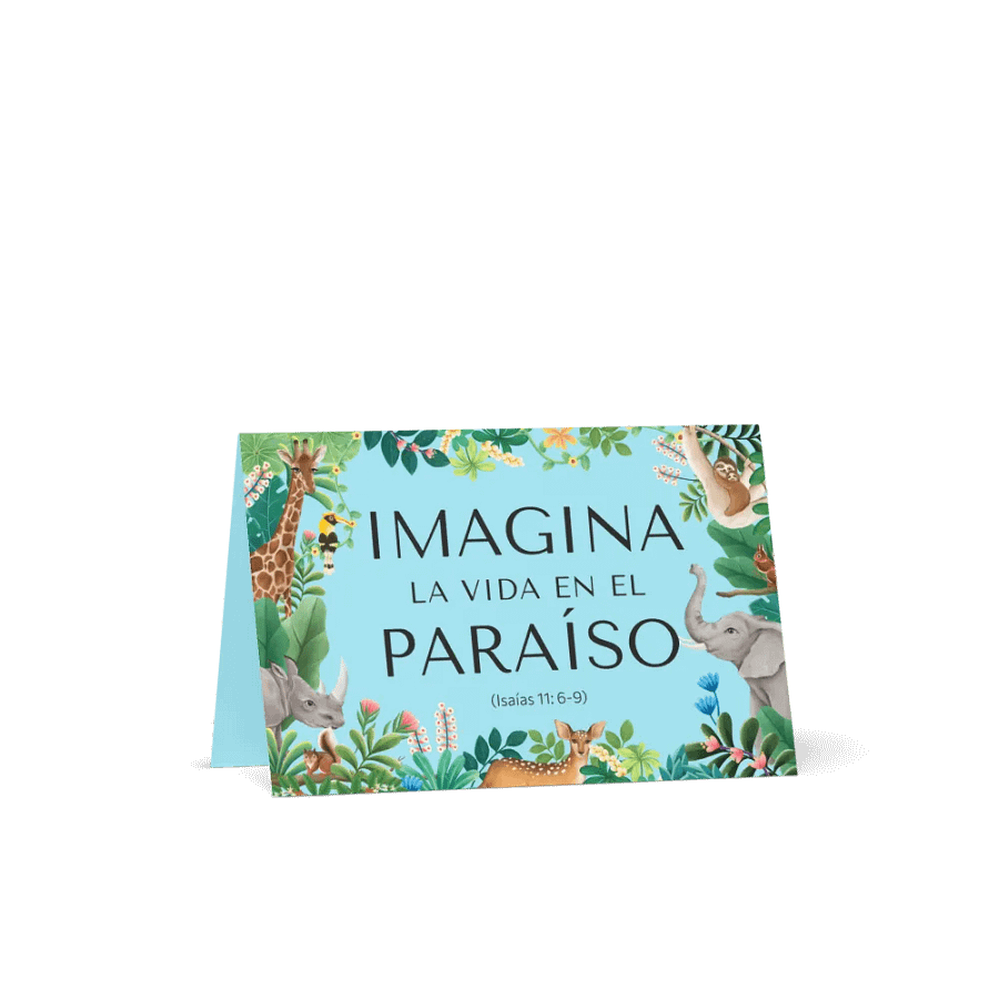 'Imagina la Vida en el Paraíso' Greeting Card product image (7)