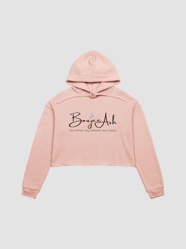 Boujee Ash Tagline Crop Hoodie product image (1)