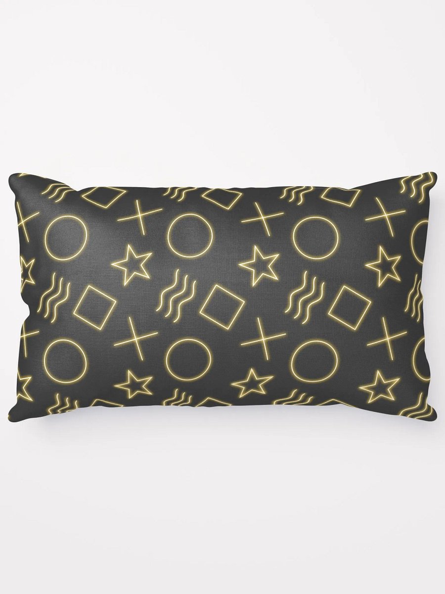 ESP Card Pattern Half-Print Solid Back Pillow—Goldie Edition product image (13)