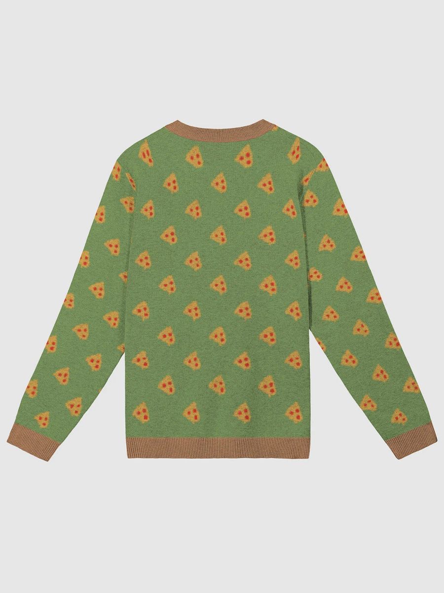 Green All Over Pizza - Knit Crewneck Sweater product image (2)