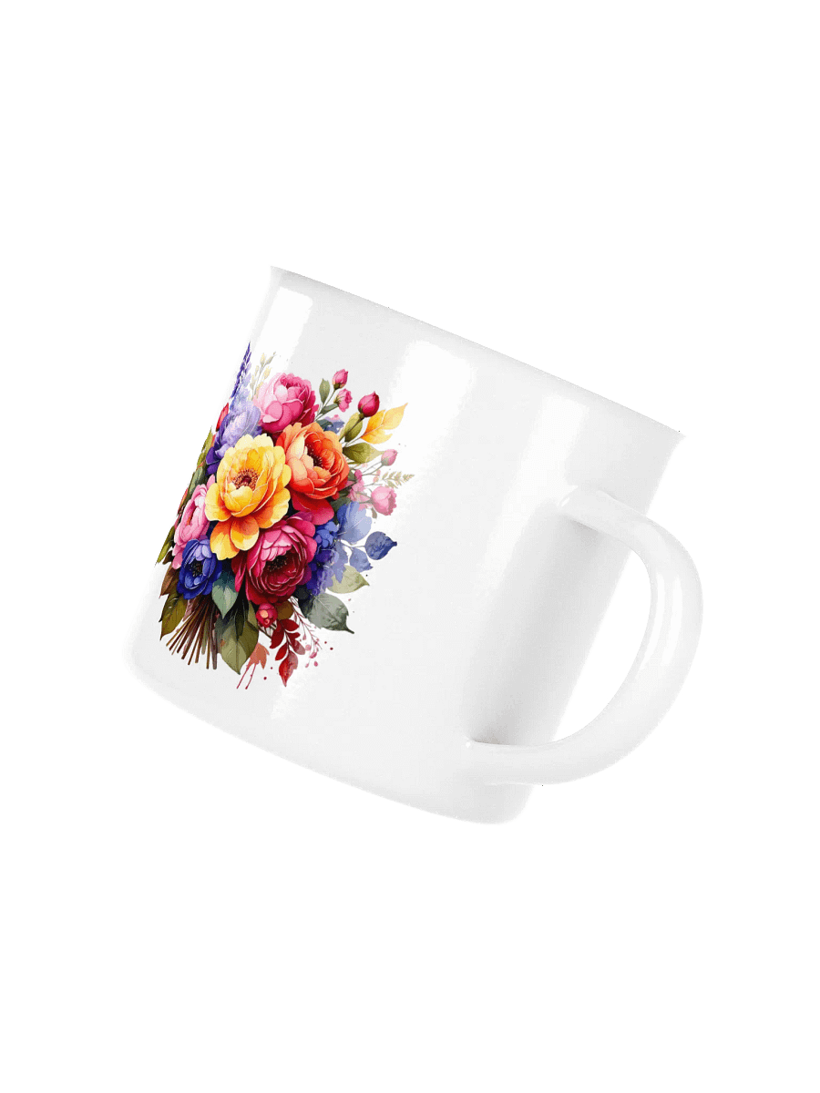 Columbia Road Market Enamel Mug (Floral) product image (3)