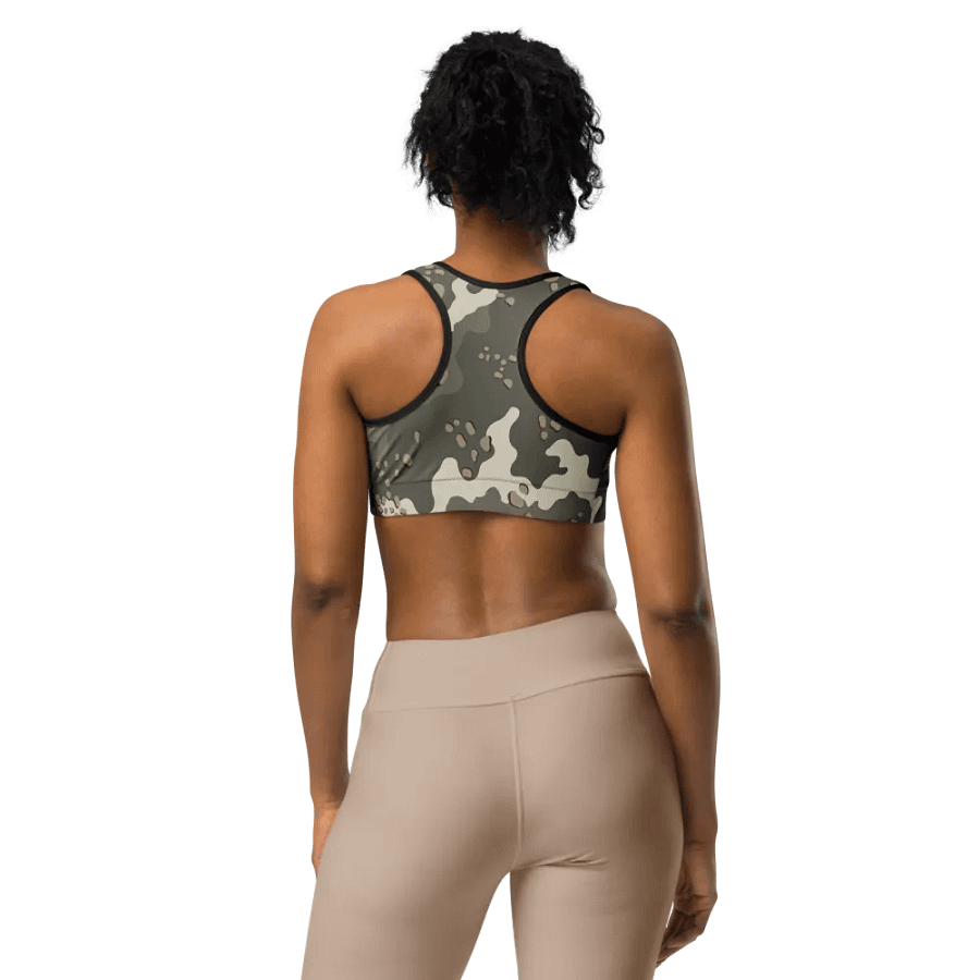 Camouflage Chic Sports Bra product image (4)
