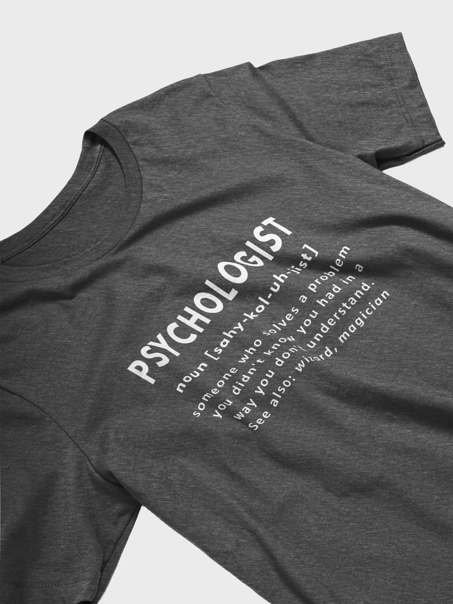 Psychologist Funny Definition - Unisex T-shirt Bella Canvas 3001 product image (14)