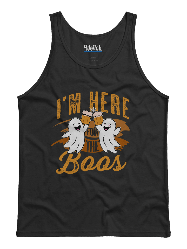I’m Here for the Boos Tank Top – Funny Sleeveless Halloween shirt for Party product image (1)