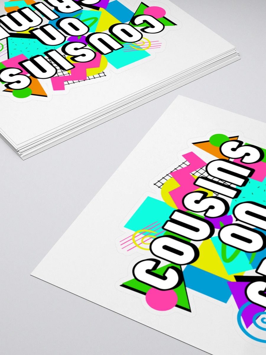 Retro Cousins Sticker product image (4)