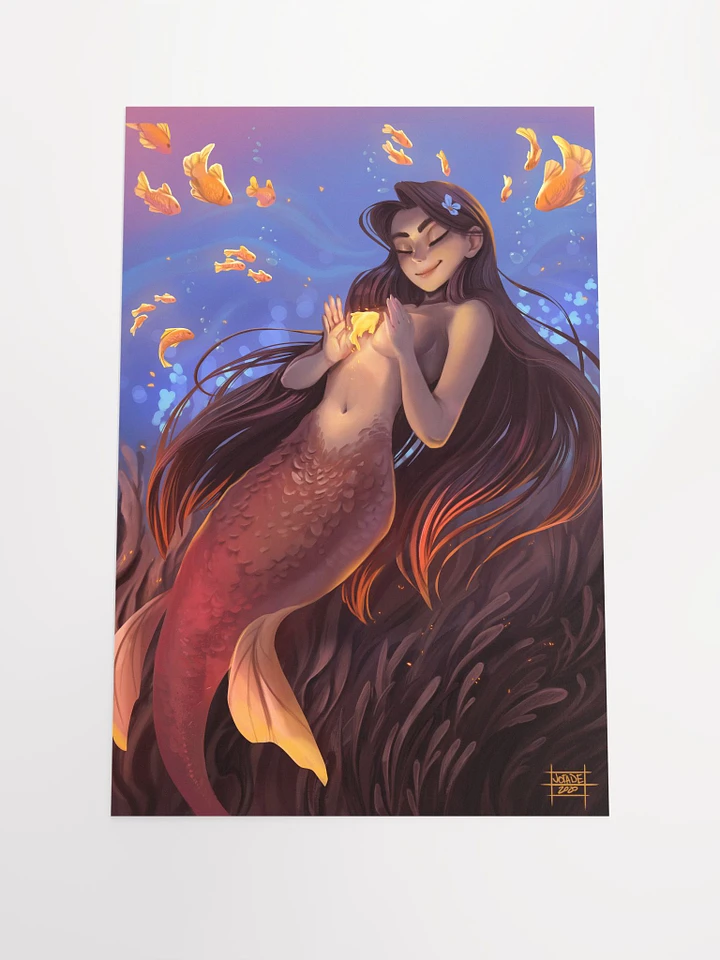Sunset Mermaid - Print product image (1)
