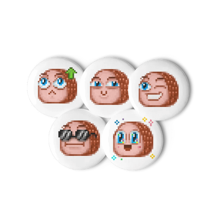 Ham Emoji Buttons (Set 1) product image (1)