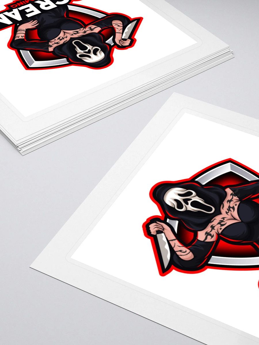 Scream Gaming Kiss Cut Stickers product image (4)