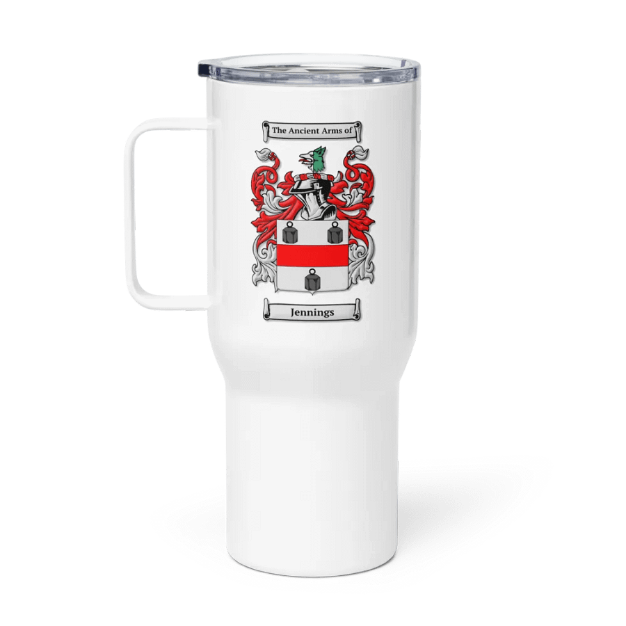 Jennings Family Crest - Travel Mug w/ Handle product image (1)