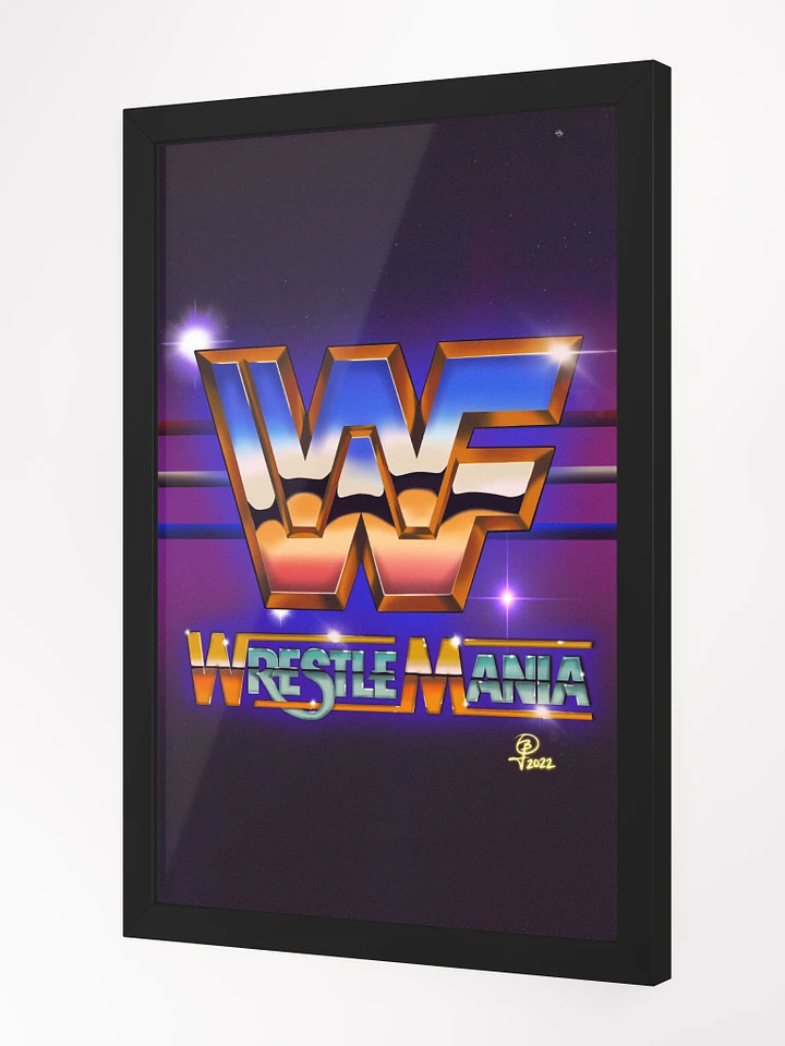 The 80's WWF Logo Deconstructed Framed Art product image (1)