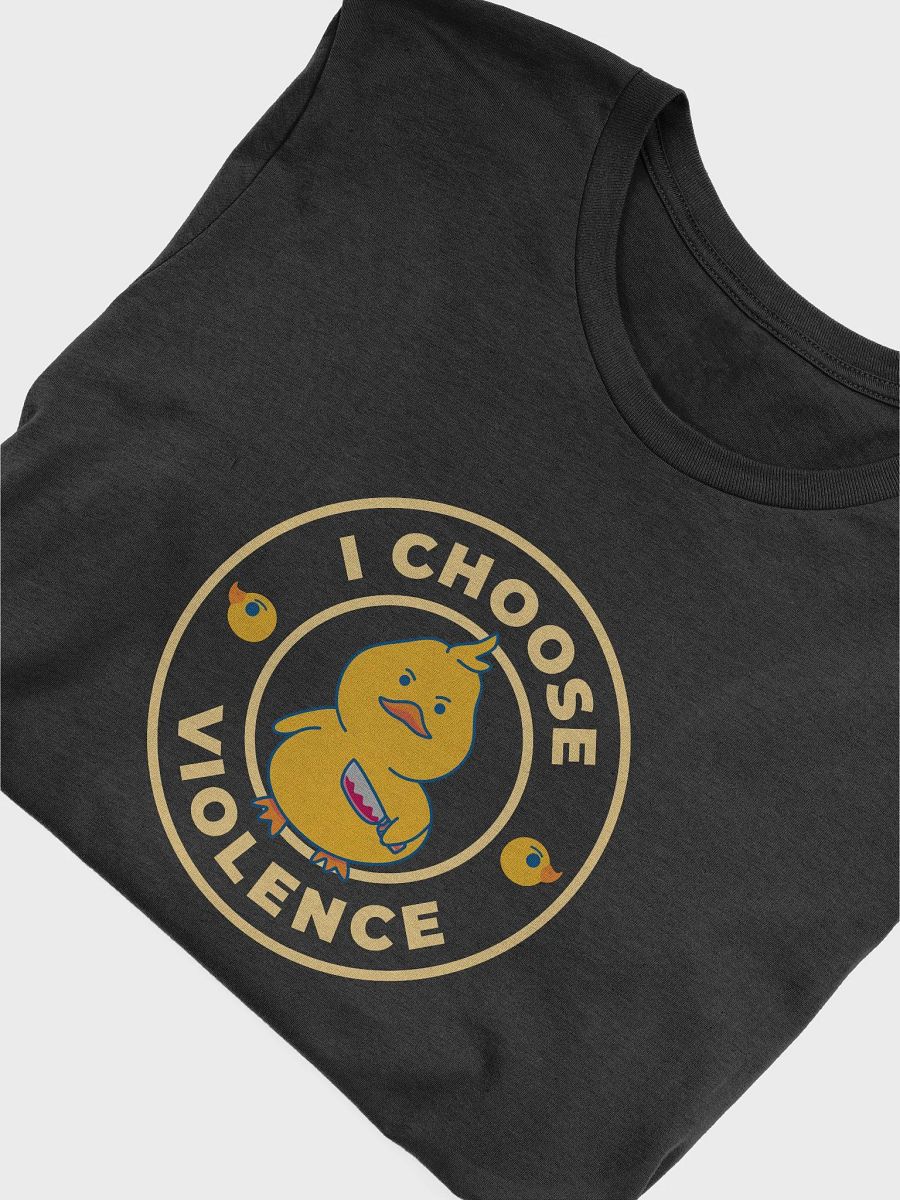 I Choose Violence Cute Yellow Duck T-Shirt product image (30)