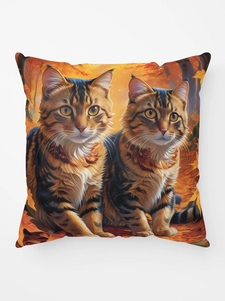 Autumn Feline Harmony Pillow product image (1)