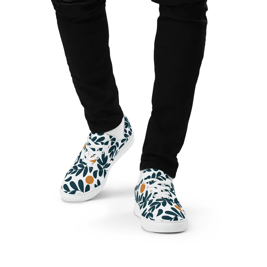 Leaves Men's Lace-Up Canvas Shoe product image (6)