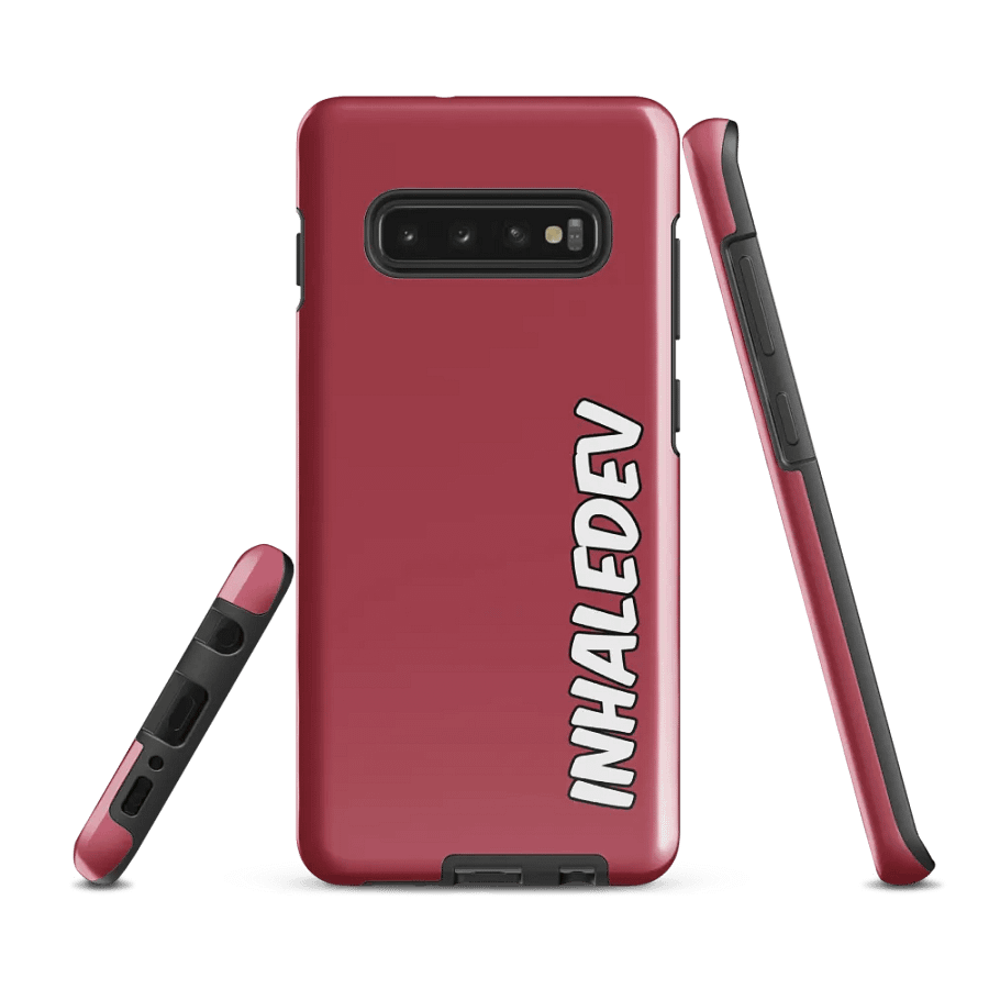 Red InhaleDev Samsung Tough Case product image (1)