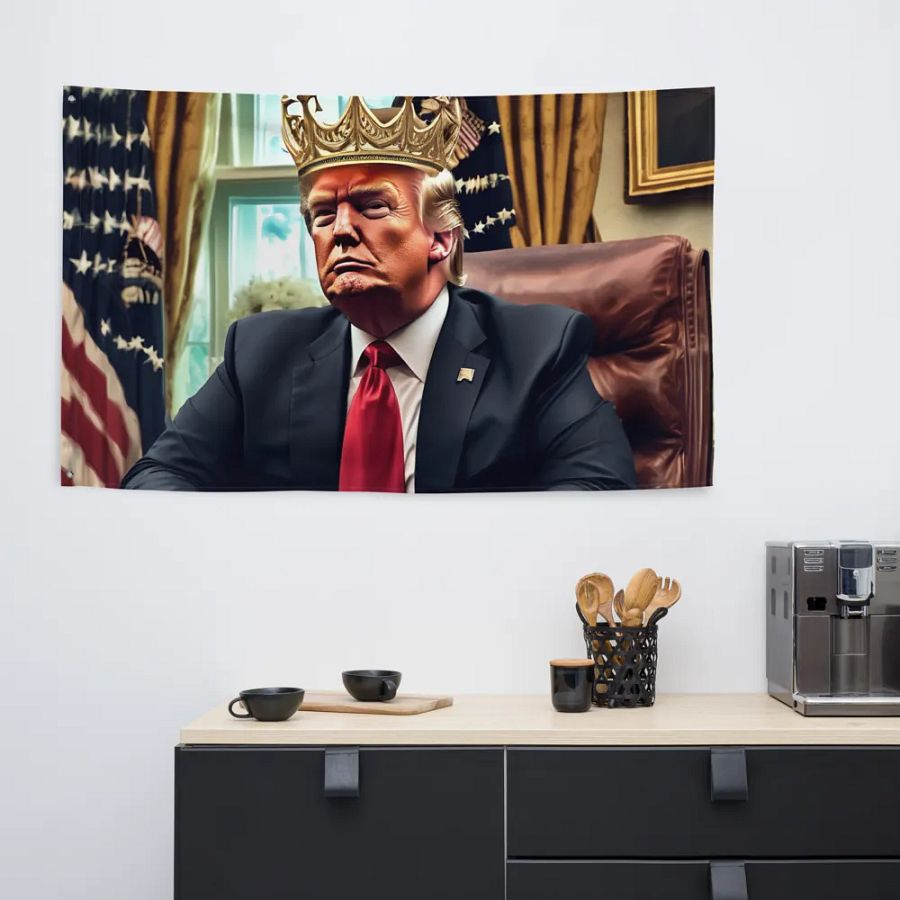 The King is the King Flag product image (6)