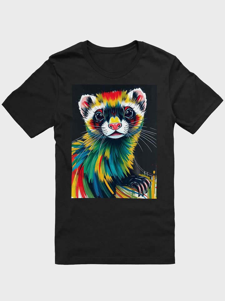Color Happy Ferret, iconic Softness T-Shirt product image (1)