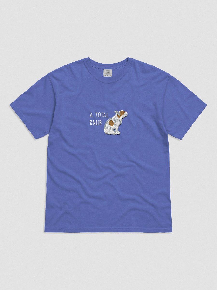 A Total Snub T-Shirt(Embroidered) of a French Bulldog(Pied Brown) product image (41)