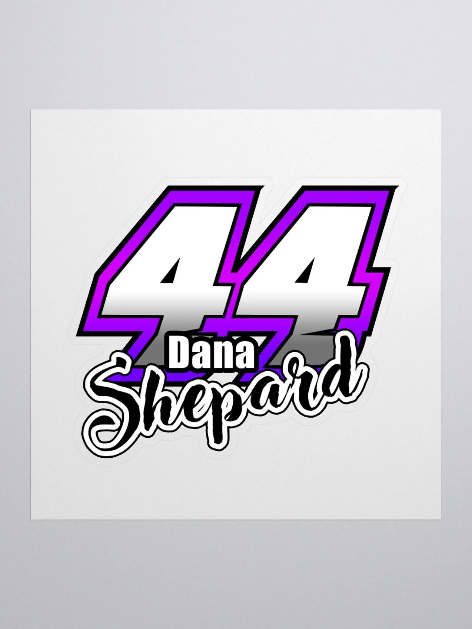 Dana Shepard #44 Window Decal product image (3)