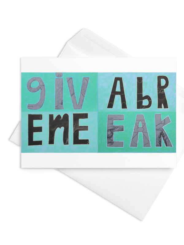 Give Me a Break Greeting Card (w/ blank interior) product image (3)