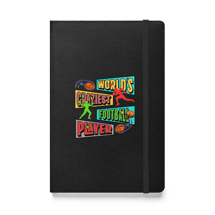 Worlds Craziest Football Player Dynamic Hardcover Journal product image (1)