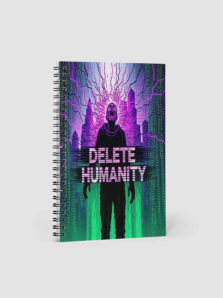 Delete Humanity Spiral Notebook product image (1)
