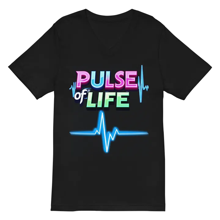 PULSE of LIFE V-Neck T-Shirt product image (3)