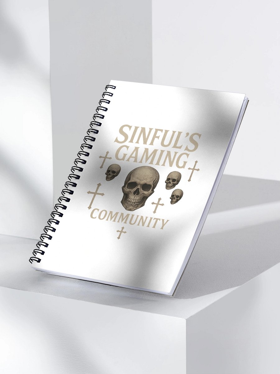 Sinful Gaming Spiral Notebook product image (3)