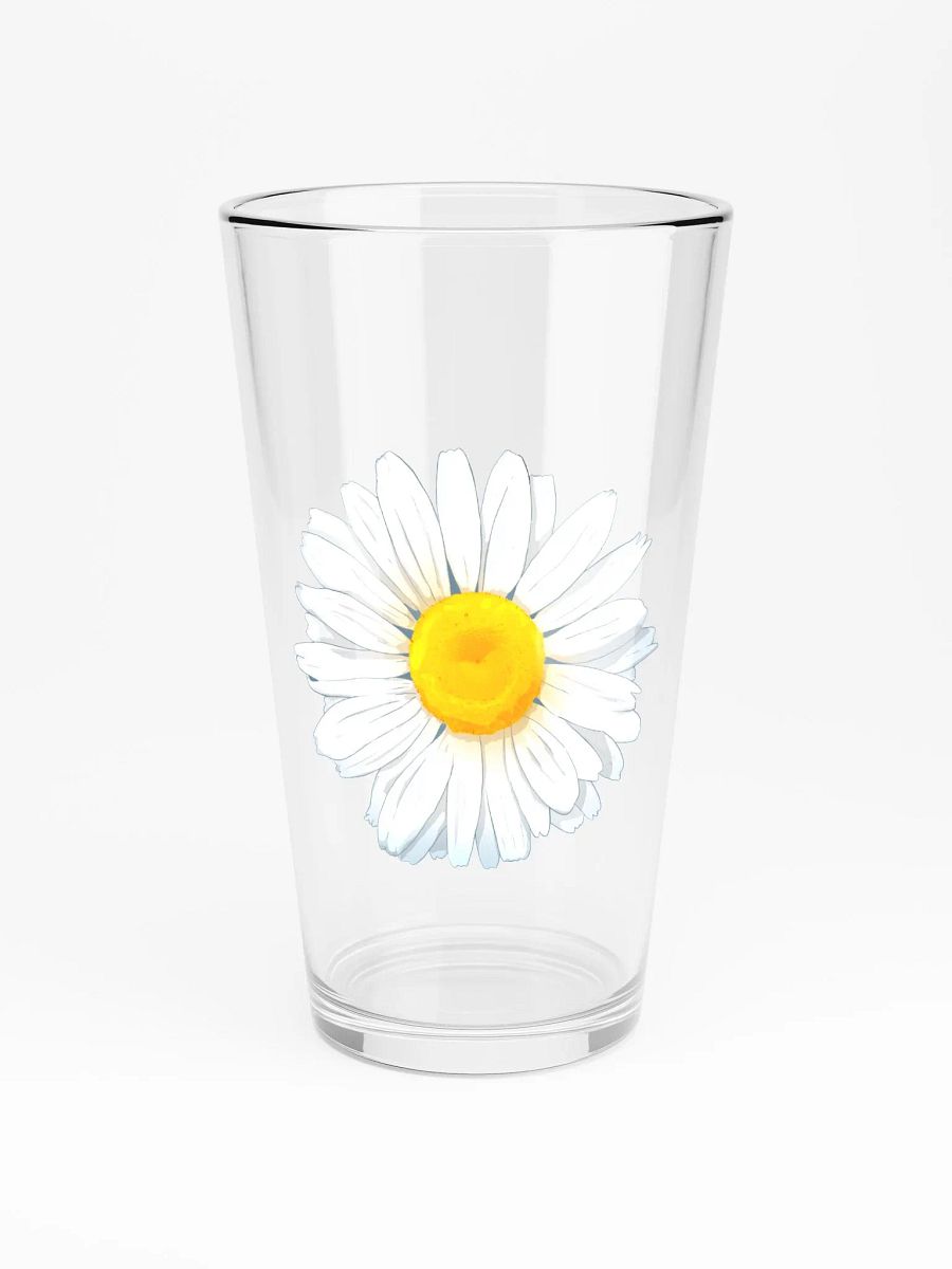daisy pint glass product image (3)