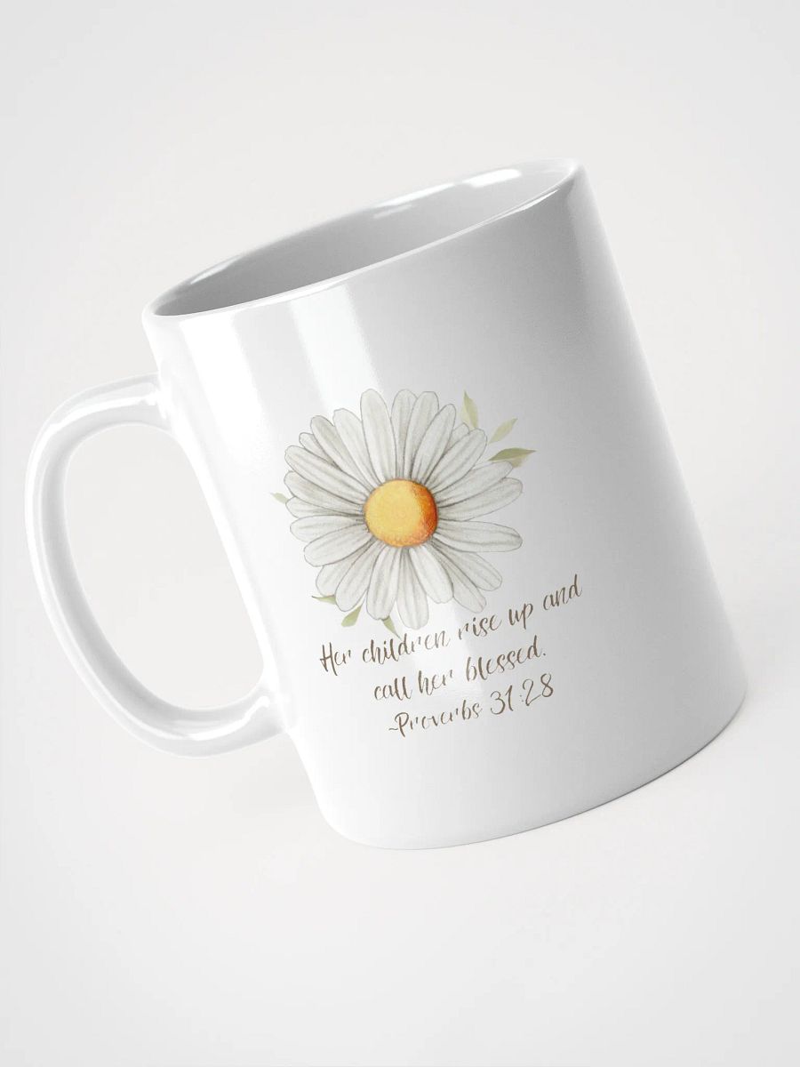 Blessed Mom White Glossy Mug product image (7)