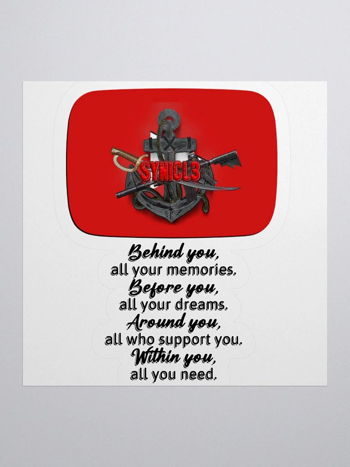 YT Behind - Sticker product image (1)