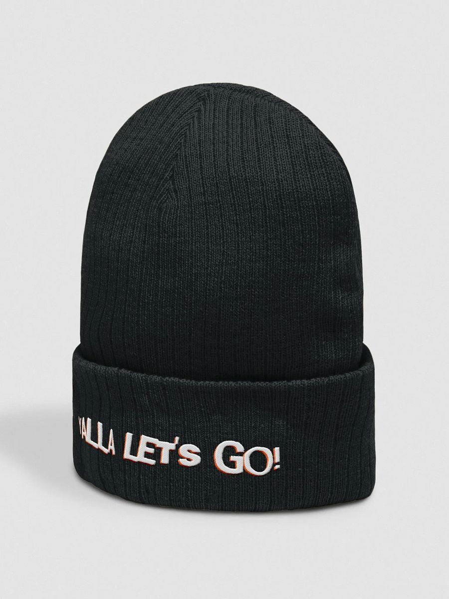 Yalla Let's Go Embroidered Beanie product image (3)