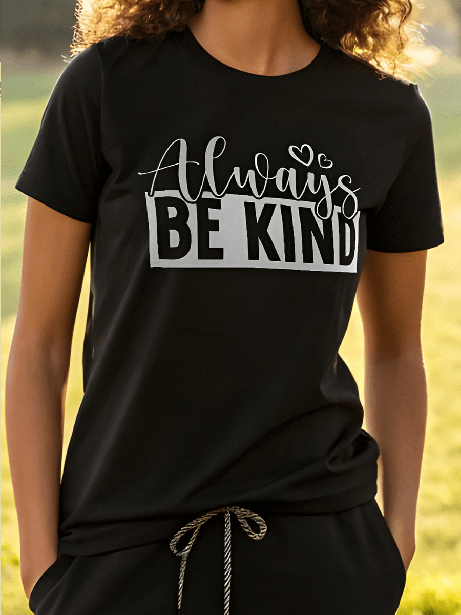 Always be Kind - Women's Black T-Shirt product image (1)