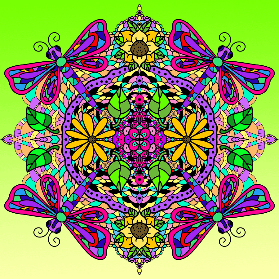 Dragonfly Mandala product image (1)