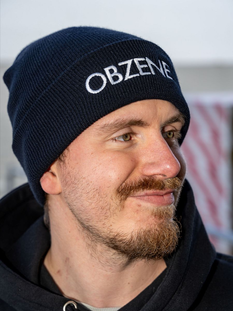 The Minimalist Beanie - BLACK BEANIE EMBROIDERED LOGO product image (4)