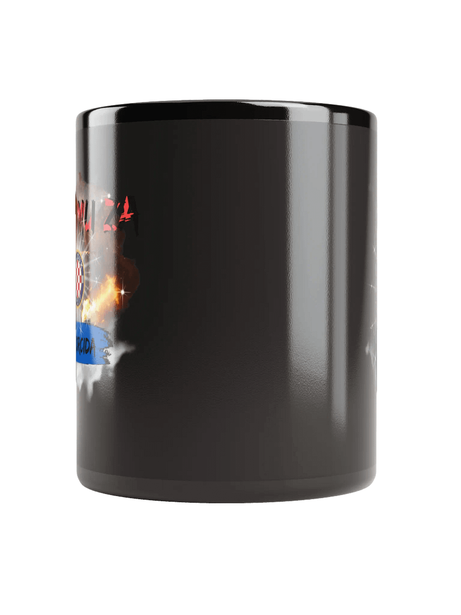 Hajduk Split Checkered Logo Black Glossy Mug product image (3)