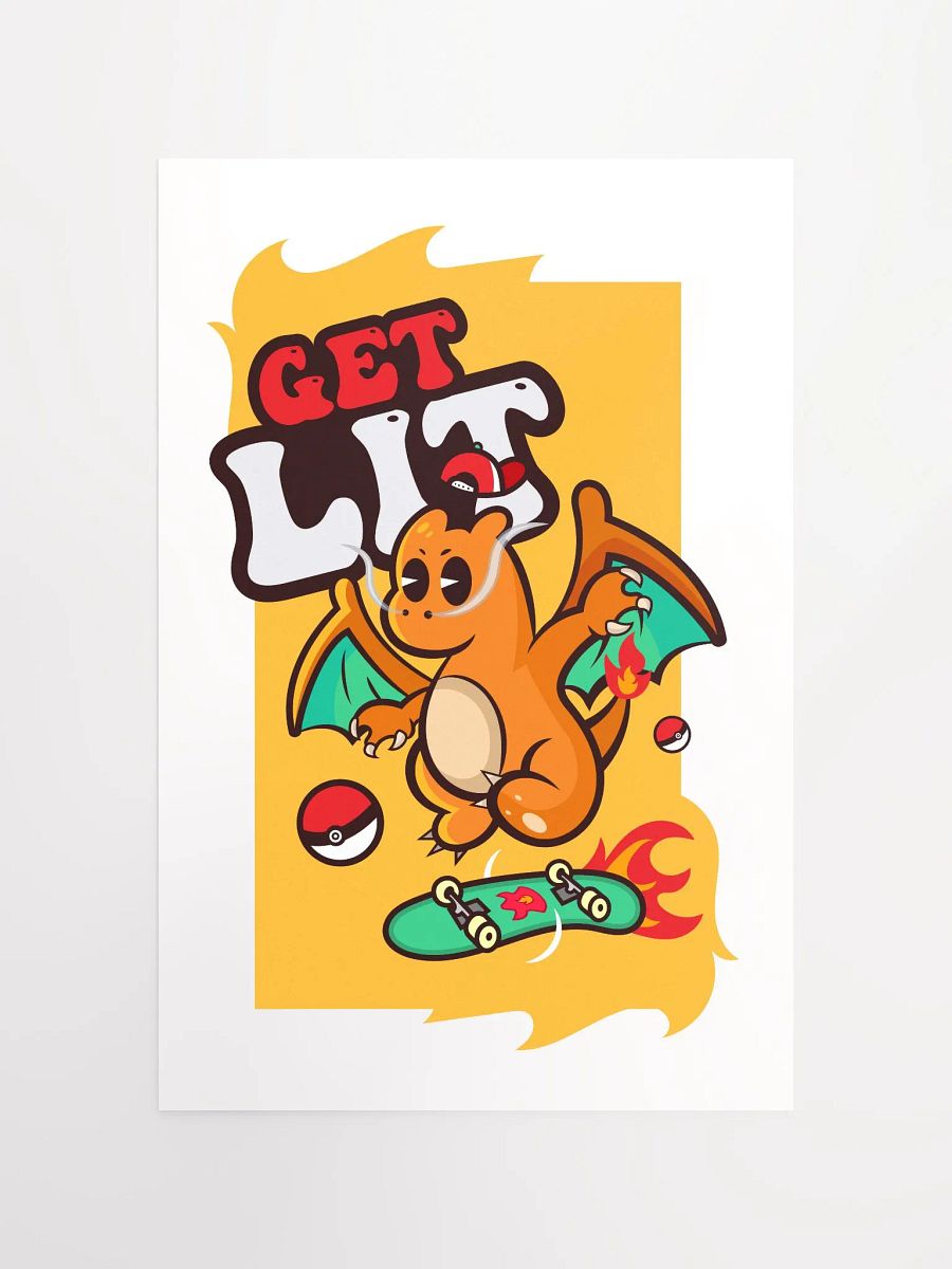 Get Lit Poster Print product image (4)