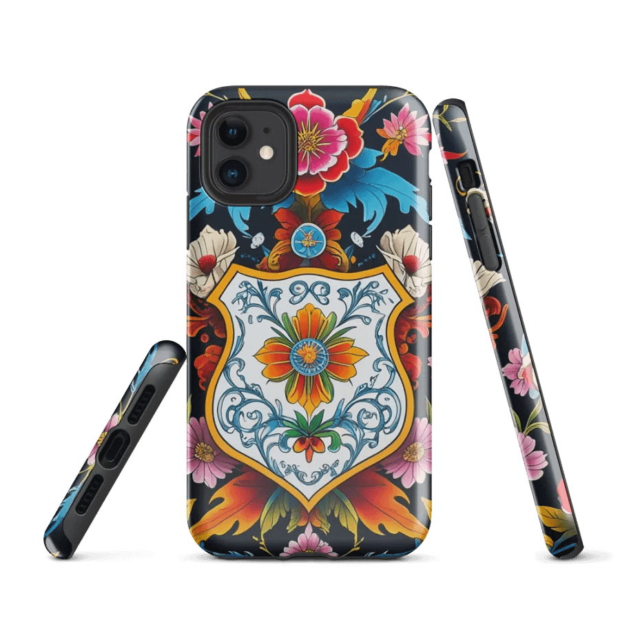 Floral Shield iPhone® Tough Case product image (1)