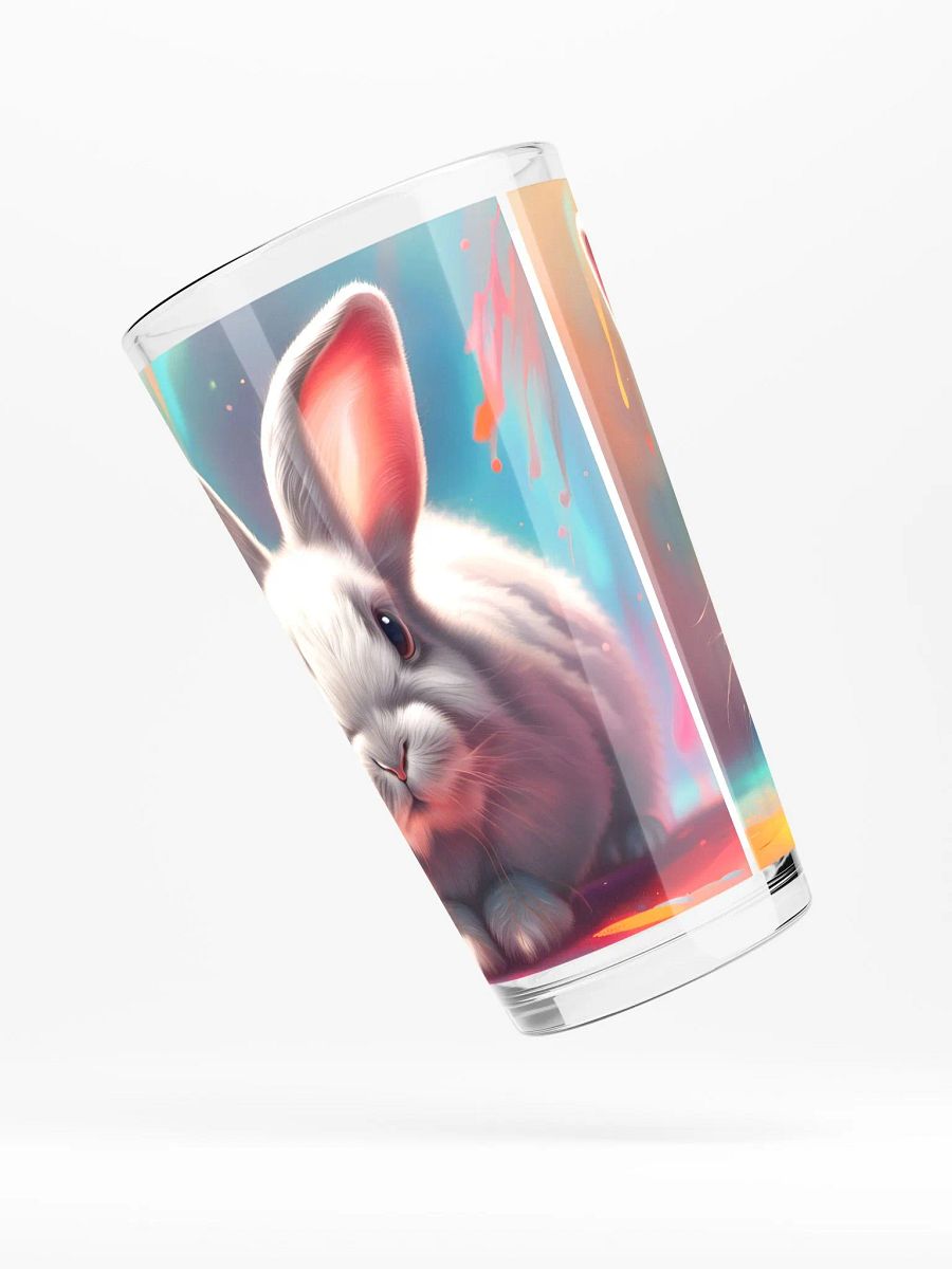 Cute Bunny Pint Glass product image (4)