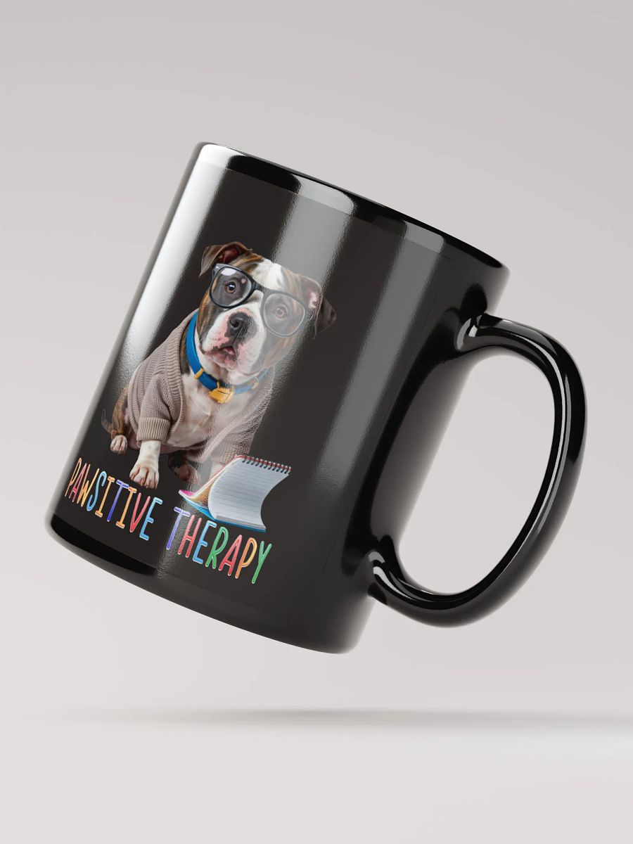 Pawsitive Therapy Black Mug product image (2)